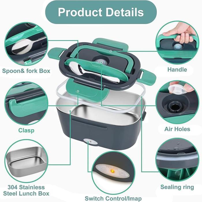 LunchBlock™ Electric Lunch Box
