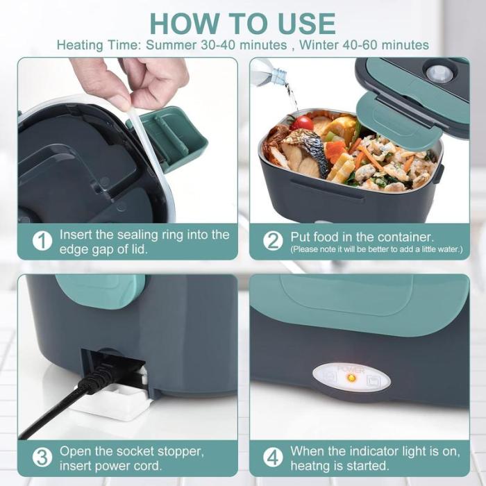 LunchBlock™ Electric Lunch Box